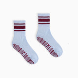 Après Edit - Ice Blue Stripe Grip Socks