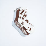 Cow Print - Grip Socks