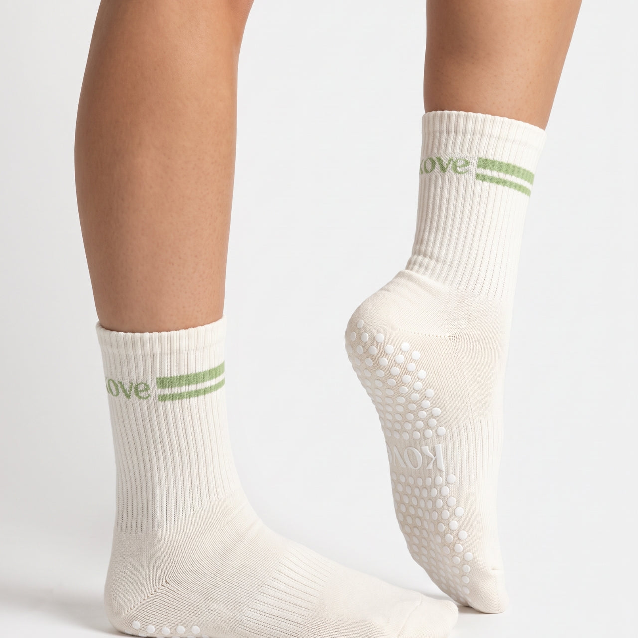 Matcha - Vintage Grip Socks