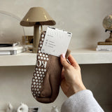 Mocha - Les Basics Grip Sock *PREORDER 22ND - 28TH JULY