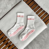New Season - Grip Socks - Red / Pink