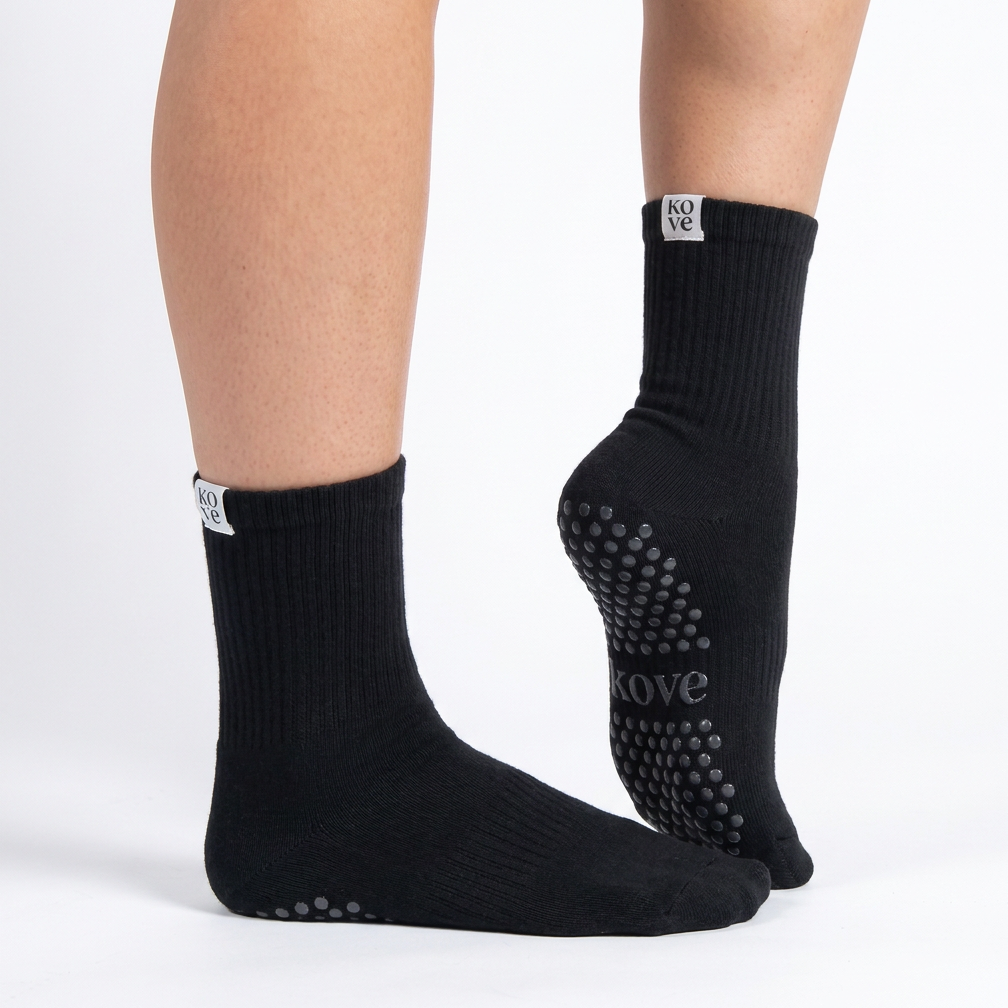 Black - Les Basics Grip Socks